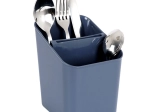 Escurre cubiertos y soporte para cubiertos, gris
