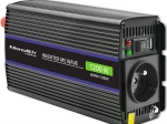 Inversor de voltaje Qoltec Monolith 1200 MS Wave 12V a 230V, 600/1200 W con USB