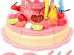 Pastel de cumpleaños de madera para niños