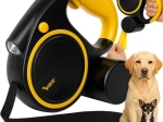 Correa automática para perros con linterna LED de 5 m Purlov