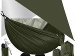 Hamaca turística con mosquitera y lona 260x140 cm