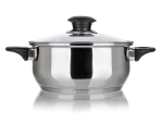 Olla de acero inoxidable con tapa de vidrio 18 cm, 1,7 l SUPER VALUE