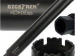 Broca de corona diamantada Bigstren 63 × 450 mm 1 1/4 UNC para hormigón y piedra