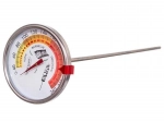 Termómetro de acero para ahumador con sonda de 33 cm