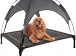 Cama elevada para perros con dosel PURLOV