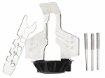 Afilador compacto de cadena de motosierra con escala + llave