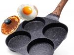 Sartén de granito para huevos con 4 cavidades BLACK&WOOD 19 × 19 cm