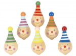 Peonza de madera con motivo de payaso SMALL FOOT