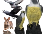 Espantapájaros halcón: maqueta realista para balcón, jardín y huertos