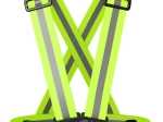 Tirantes reflectantes ajustables – chaleco de seguridad verde