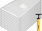 Juego de bolsas de vacío 50 × 70 cm, 10 uds con bomba manual RUHHY
