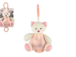 Osito de peluche musical 18 cm rosa