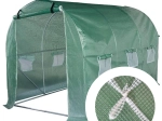 Lona para invernadero 300 × 200 × 200 cm verde