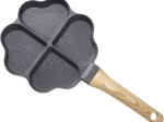 Sartén para tortitas y huevos con moldes en forma de corazón, compatible con inducción