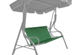 Asiento textil para columpio 93 × 114 cm verde oscuro