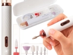 Fresa de uñas inalámbrica Beautylushh para manicura y pedicura con 6 accesorios y estuche