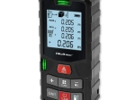 Medidor láser digital de distancia con nivel, LCD retroiluminado, alcance 50 m