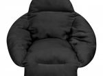 Cojín LUARO para silla colgante tipo nido XXL, negro