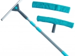Limpiacristales telescópico con escobilla 57–128 cm, juego de 4 piezas