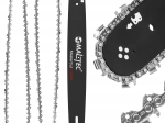 Juego para motosierra de 18" – espada guía y 2 cadenas 0,325"