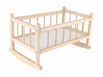 Cuna de madera para muñecas