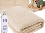 Alfombrilla eléctrica calefactable Ruhhy 180 × 130 cm beige