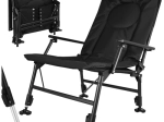 Silla de pesca plegable Trizand con respaldo ajustable