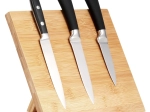 Soporte magnético de bambú para cuchillos 24 × 21 cm