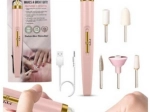 Fresadora eléctrica de uñas 5 en 1, rosa