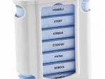 Organizador semanal de tabletas ORION, 28 compartimentos