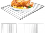 Rejilla de horno metálica ajustable 35–60 × 32 cm