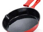 sartén de hierro fundido con esmalte y funda de silicona cast enamel 25 cm
