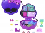 Polly Pocket compacto Monster High calavera con skatepark y escuela