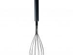 Batidor de cocina de acero inoxidable, negro, 29 cm