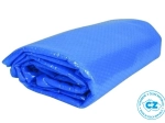 Cubierta solar azul para piscinas de Ø 3,6 m (diámetro de lámina de agua)