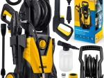 Hidrolimpiadora con manguera enrollada 1800 W Humberg HM-300, 230 bar