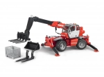 Bruder manipulador telescópico MANITOU MRT 2150 con accesorios 1:16