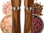 Ruhhy Molinillos de madera para sal y pimienta – juego de 2 piezas